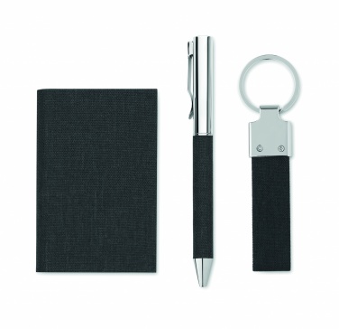 Logo trade business gifts image of: 3-piece gift set in a gift box with customizable printing