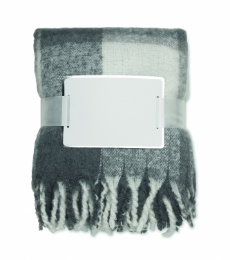 Logotrade advertising product image of: Chequered mohair blanket