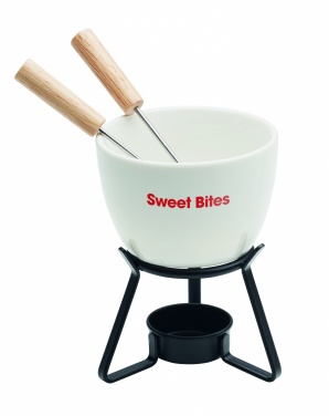 Logotrade promotional items photo of: Ceramic fondue set 240 ml