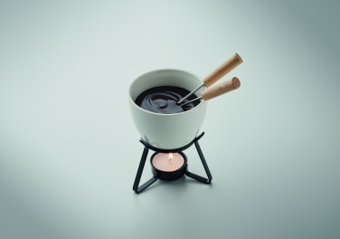 Logo trade promotional gifts image of: Ceramic fondue set 240 ml