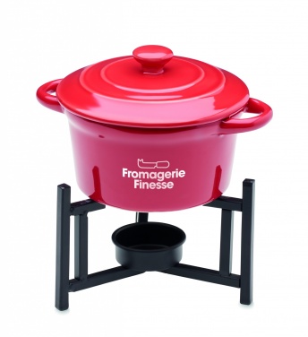 Logo trade corporate gifts image of: Ceramic fondue set 300 ml