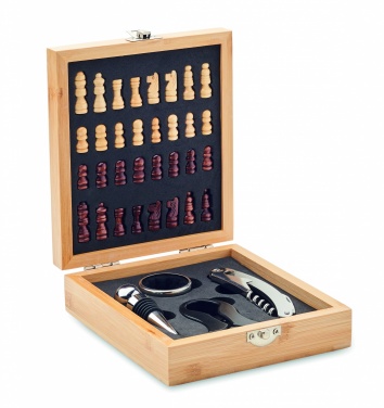 Logotrade promotional gift image of: Chess board wine set