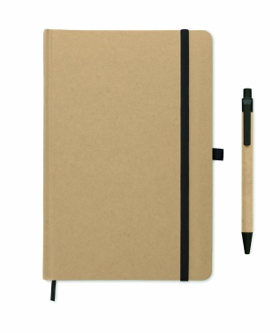 Logotrade promotional giveaway picture of: Caratil A5 notebook in recycled carton