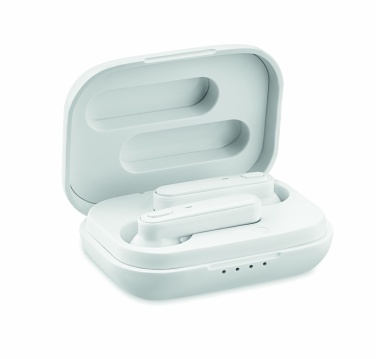 Logo trade business gift photo of: TWS earbuds with charging base