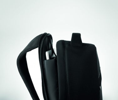 Logo trade promotional merchandise picture of: 600D RPET backpack