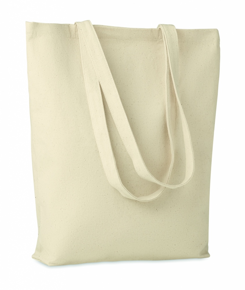 Logo trade promotional gifts image of: Canvas shopping bag 270 gr/m²