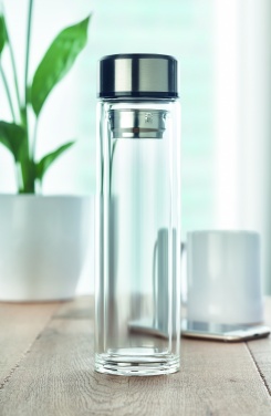 Logotrade advertising product picture of: Bottle with touch thermometer