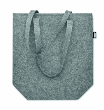 Logo trade promotional gift photo of: RPET felt shopping bag