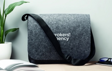 Logotrade promotional merchandise picture of: RPET felt laptop bag