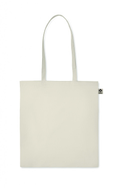 Logo trade promotional merchandise image of: Organic cotton shopping bag