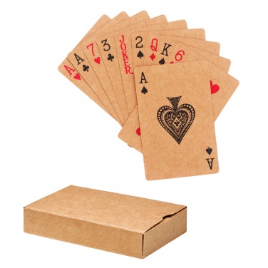 Logo trade promotional giveaway photo of: Recycled paper playing cards