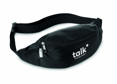 Logo trade promotional giveaways picture of: 210D RPET fanny bag