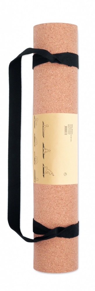 Logo trade promotional gifts image of: Cork yoga mat