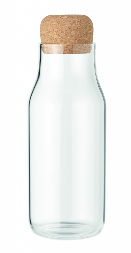 Logotrade promotional merchandise image of: Glass bottle cork lid 600 ml