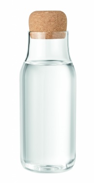 Logo trade promotional gifts picture of: Glass bottle cork lid 600 ml
