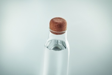 Logotrade business gift image of: Glass bottle cork lid 600 ml