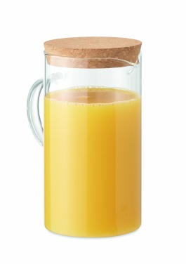 Logo trade advertising products picture of: Borosilicate glass decanter 1L