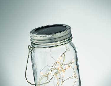 Logo trade advertising products picture of: Solar mason jar outdoor lamp