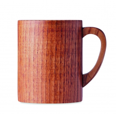 Logotrade advertising products photo of: Oak wooden mug 280 ml