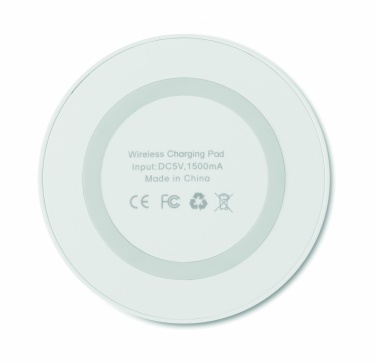 Logotrade promotional merchandise picture of: Small wireless charger 15W
