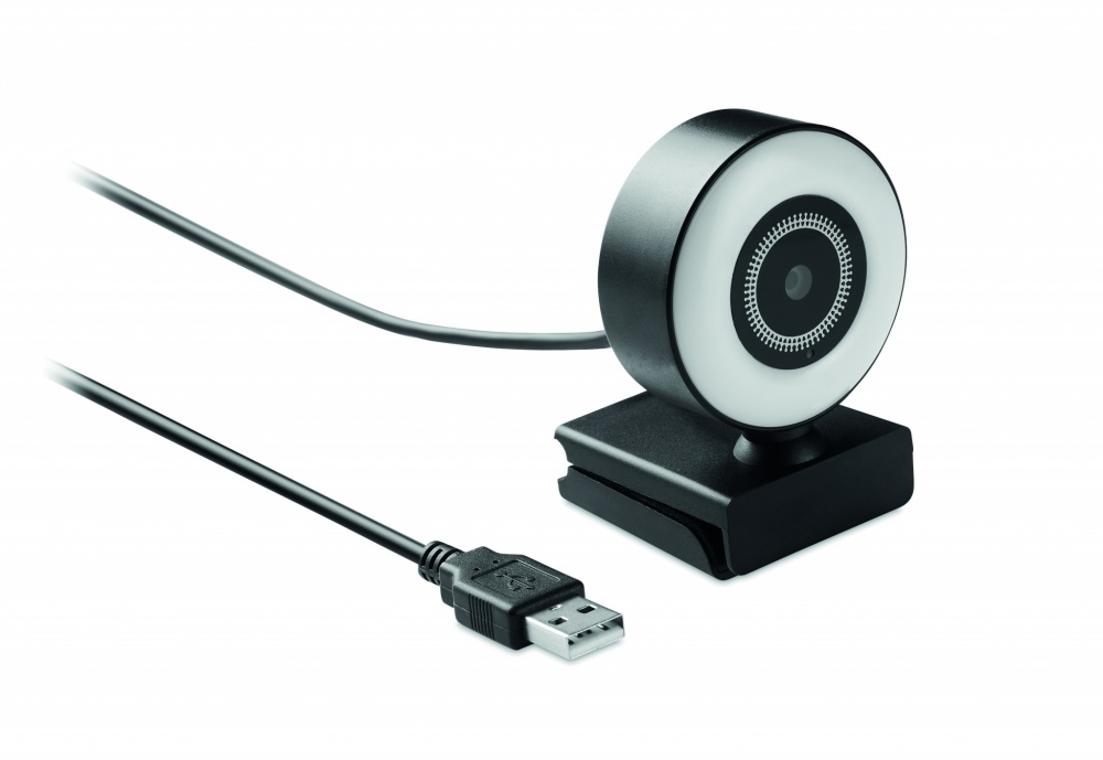 Logo trade promotional product photo of: 1080P HD webcam and ring light