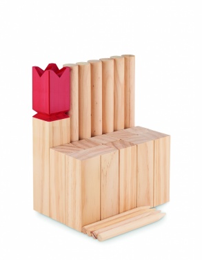 Logo trade advertising product photo of: Pinewood outdoor throwing game