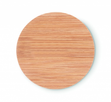 Logo trade promotional gifts image of: Bamboo make-up mirror