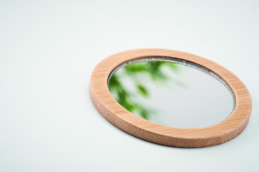 Logotrade advertising product picture of: Bamboo make-up mirror