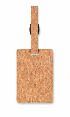 Logo trade promotional items image of: Cork luggage tag
