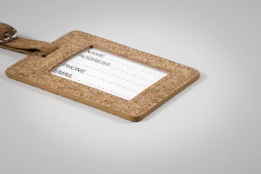 Logotrade business gifts photo of: Cork luggage tag