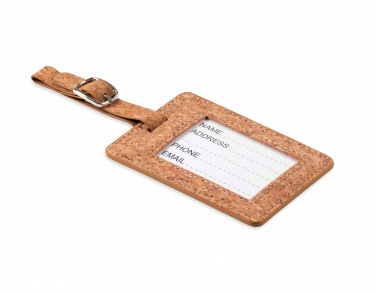 Logotrade promotional gift picture of: Cork luggage tag