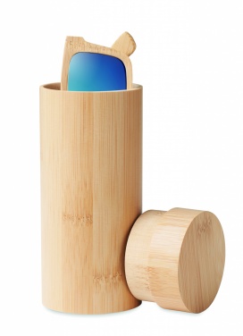 Logotrade promotional merchandise photo of: Sunglasses and case in bamboo KEILA