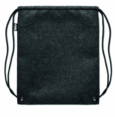 Logotrade promotional giveaway picture of: RPET felt drawstring bag