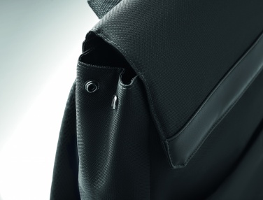 Logo trade promotional giveaways image of: 600D RPET laptop backpack
