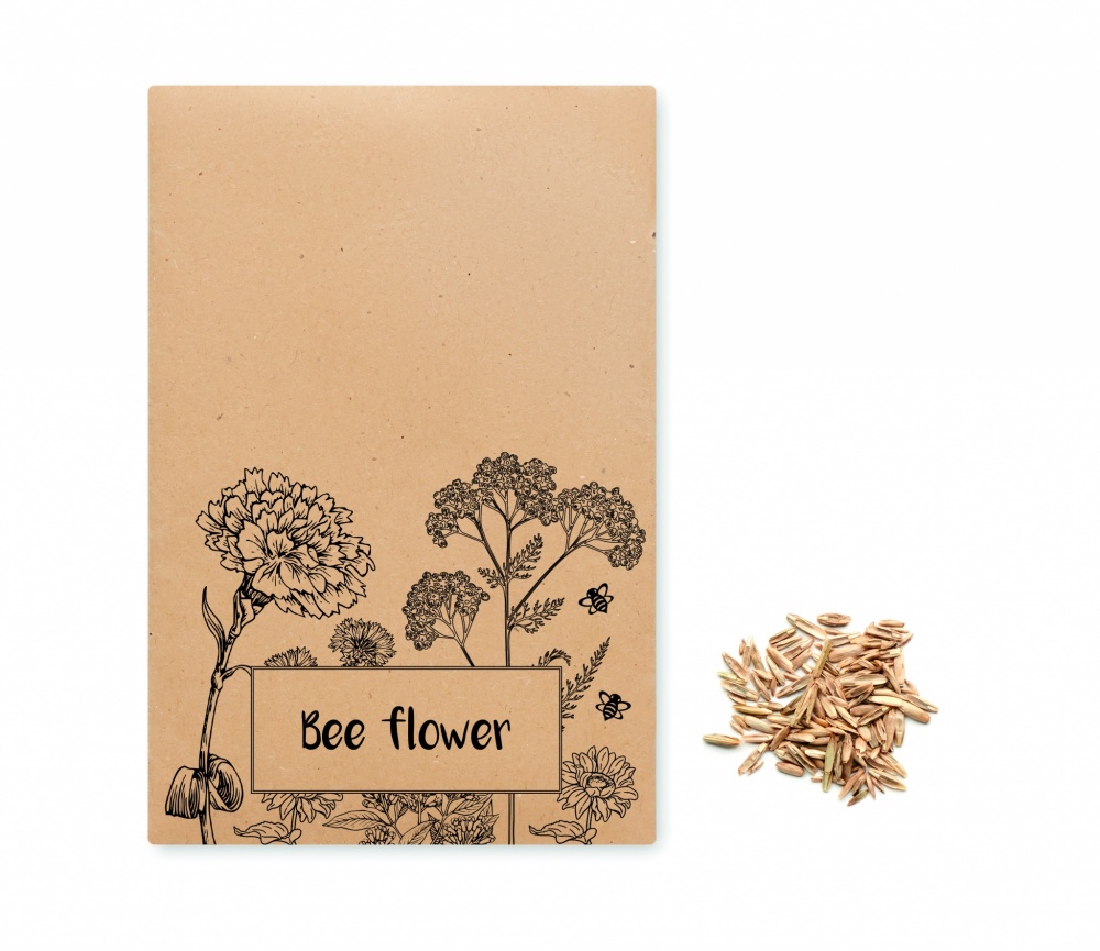 Logo trade corporate gifts image of: Flowers mix seeds in envelope