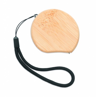 Logo trade business gift photo of: Measuring tape in bamboo 2m