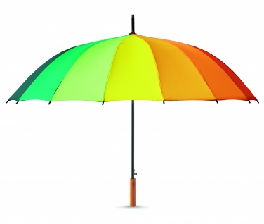 Logotrade promotional giveaway image of: 27 inch rainbow umbrella