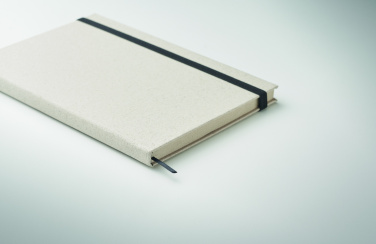 Logo trade promotional gift photo of: A5 grass notebook 80 lined