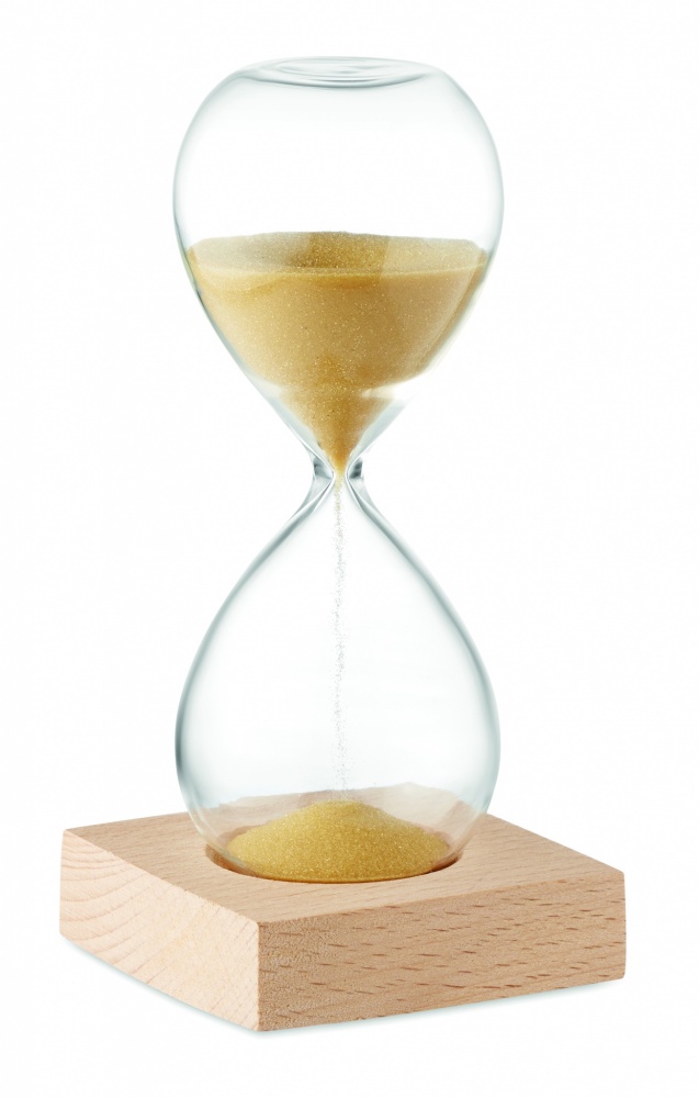 Logo trade advertising product photo of: 5 minute sand hourglass
