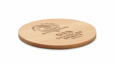 Logotrade promotional merchandise image of: Bamboo round coaster