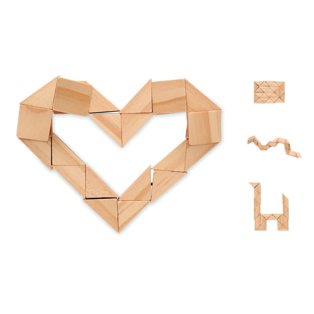 Logotrade promotional merchandise image of: Wooden puzzle/brain teaser