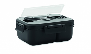 Logo trade advertising products image of: Lunch box with cutlery in PP