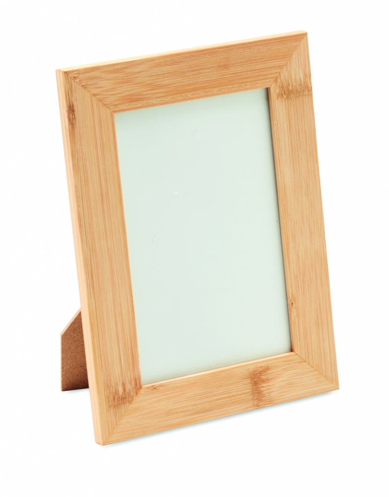 Logo trade promotional gifts image of: Bamboo photo frame