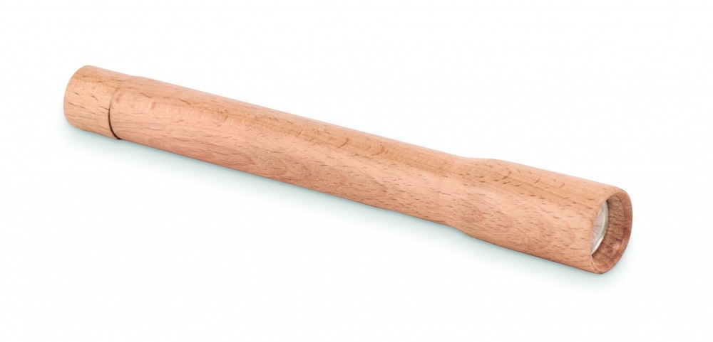 Logo trade promotional items image of: Wooden torch with COB light