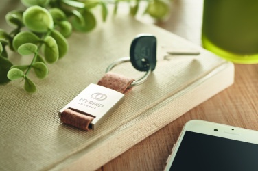 Logotrade advertising products photo of: Key ring with cork webbing Kerava