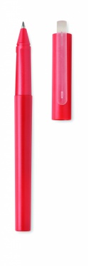 Logotrade promotional product picture of: RPET blue gel ink ball pen
