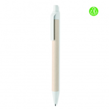 Logo trade corporate gifts image of: Milk carton paper ball pen
