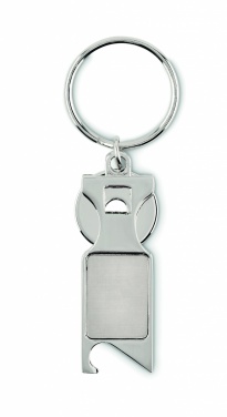 Logo trade business gifts image of: Euro Token key ring Porvoo