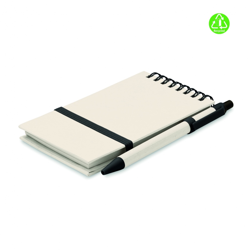 Logo trade promotional products picture of: A6 milk carton notebook set