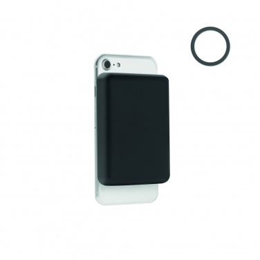 Logotrade promotional giveaway image of: Magnetic wireless charger 15W powerbank 5000 mAh